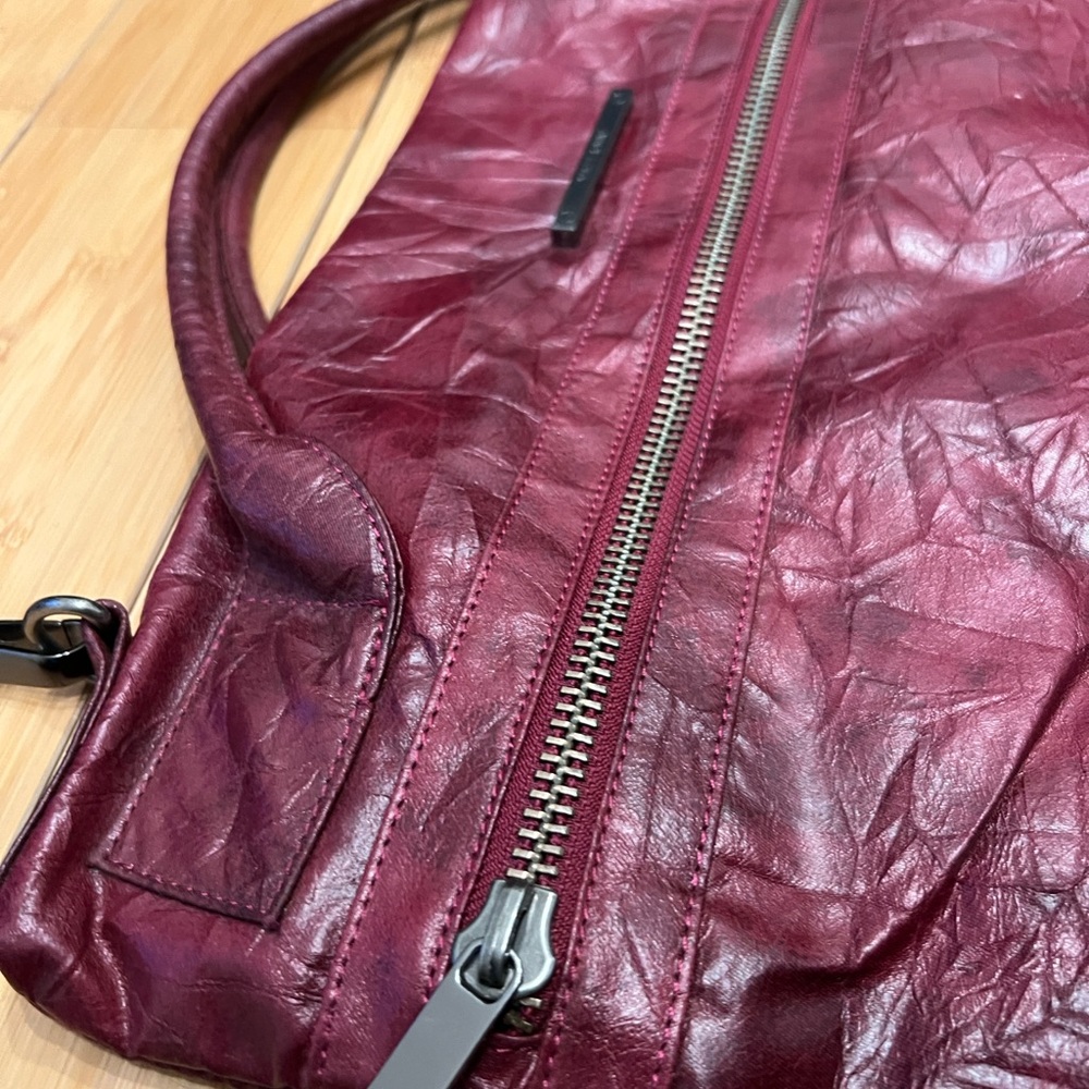 Matt & Nat Deep Red Vegan Leather Bag - Picture 2 of 7